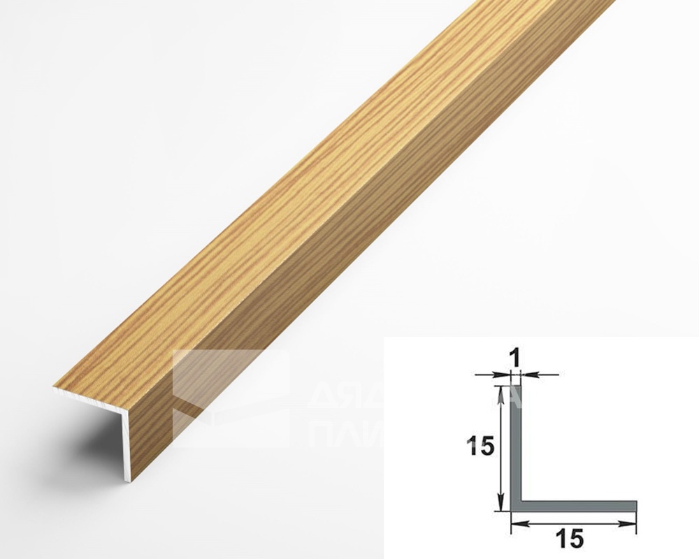 Угол декоративный 15х15 Уп 04-27.2700.576 Бамбук