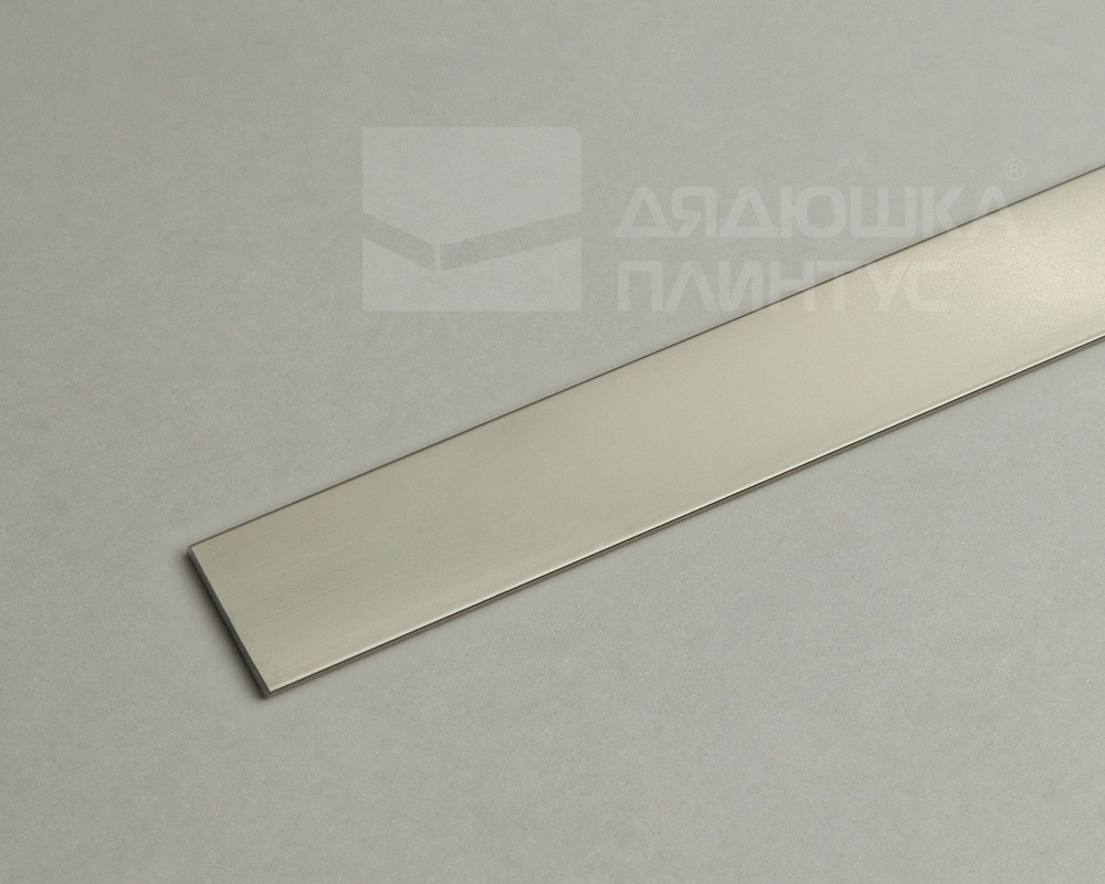 Полоса алюминиевая 15х1,5 мм бронза-светлая/глянец 2,7 м